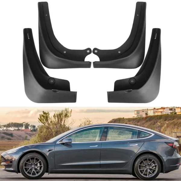 BASENOR 2016-2023 Tesla Model 3 Mud Flaps